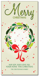 Christmas  Fun Holiday Dotted Wreath Cards 4